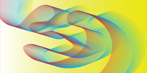 Abstract vector wavy background.