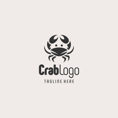 Stylish Black White Crab Identity