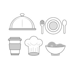 kitchen and food icons