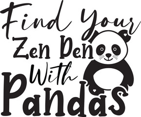 Panda SVG Design