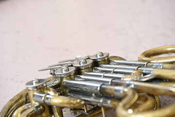 Obraz premium 吹奏楽部の楽器