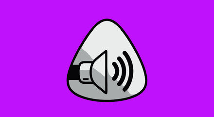 audio icon symbol representing sound and volume.