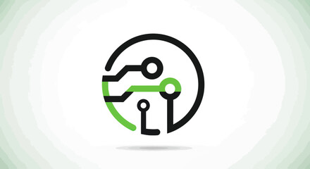 Abstract Technology Circuit Board Design.