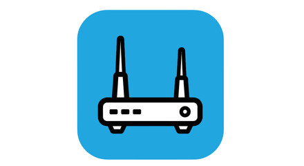 Wireless Network Router Device Technology.