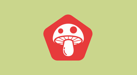 Red Mushroom Logo Design.