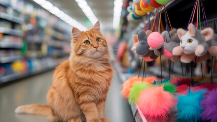 Cat at the store
