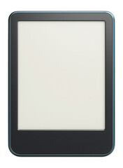 Portable e-reader with a waterproof casing and seamless screen flush with the frame