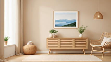 Simple and stylish room interior design