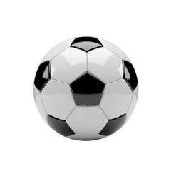 Fototapeta premium Classic soccer ball design with contrasting black and white panels ideal for various creative