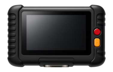 Automotive diagnostic scanner with a large screen for reading vehicle error codes.