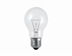Clear Glass Light Bulb Illumination and Energy Efficiency
