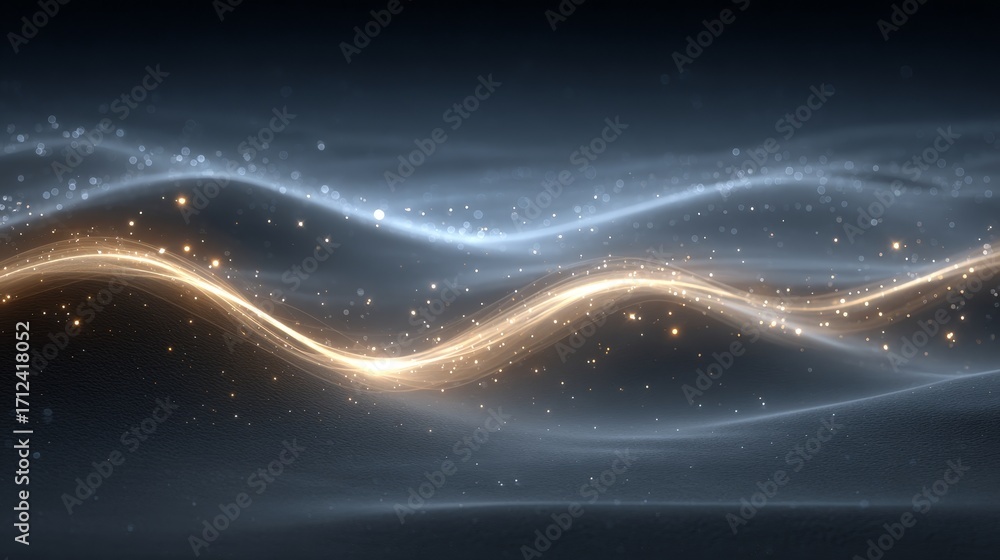Poster digital network waves connecting abstract data in a desert landscape gigapixel viewpoint insight