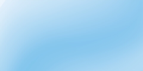 Sky Blue Gradient Vector Background. Abstract Light Blue Gradation Background. Soft Gradient Texture Banner Template. Modern Luxury Backdrop. Curve Layout Concept.