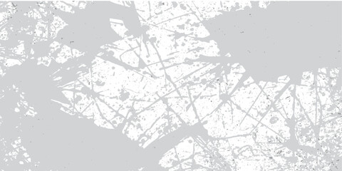 Textured vintage vector illustration of a woman's silhouette in a forest on a dirty gray cement wall