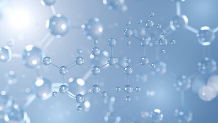 radafaxine molecular structure 3d, antidepressant structural chemical formula view from a microscope