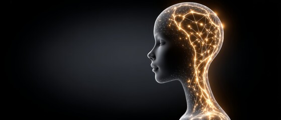 Abstract digital data network connections gigapixel environment futuristic concept innovative viewpoint