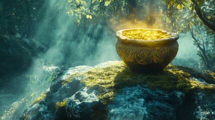 Golden Treasure In Ancient Pot Awaits Discovery