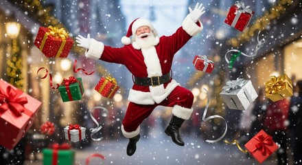 Merry Xmas background, glowing holiday wallpaper, festive stars and snow gradient,Red green Christmas gradient, abstract festive wallpaper, holiday glow background