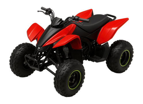 Sport ATV featuring a dual-tone color scheme and streamlined bodywork