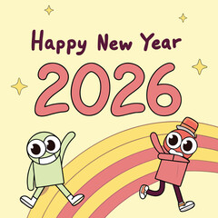 Fototapeta premium happy new year 2026