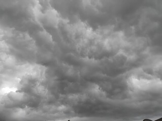 storm clouds over the sky