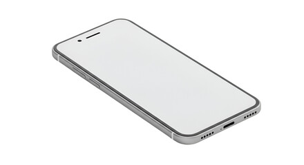 Sleek Smartphone Design: A modern smartphone featuring a sleek, minimalist design, highlighting the smooth lines and technological sophistication.