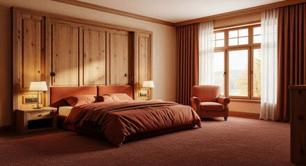 Obraz premium Contemplative woman silhouette by sunlit window, evoking peace, hope, and introspection