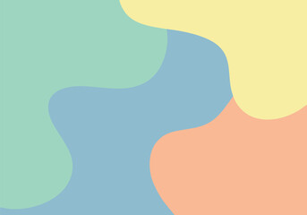 Abstract pastel background with flowing organic shapes in soft calming colors