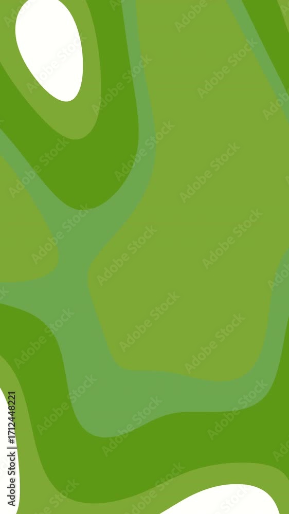 Aufkleber lime green gradient background animation features smoothly flowing organic shapes. this dynamic moti