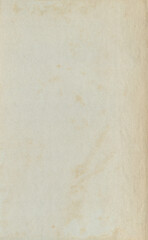 Antique paper texture, old yellowed damaged book back endpaper, sepia brown subtle grunge background.