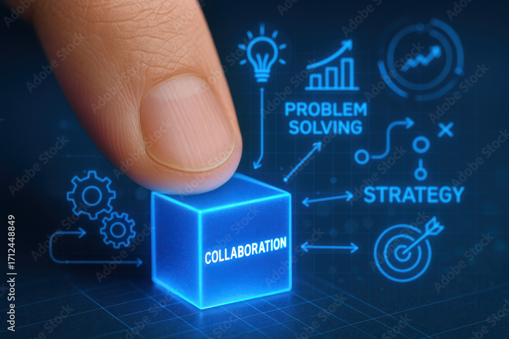 Poster collaboration problem solving strategy and planning empower innovation and growth through effective 