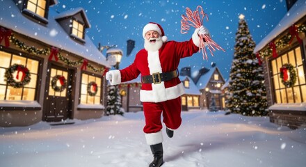 Merry Xmas background, glowing holiday wallpaper, festive stars and snow gradient