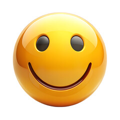 Fototapeta premium Happiness smile icon isolated on transparent background high quality PNG