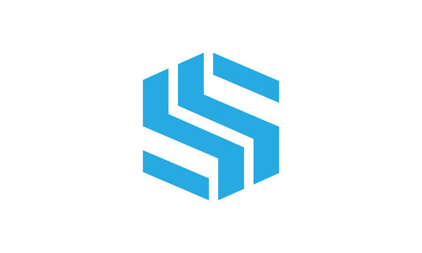 Letter S Technology Logo, Modern S logo, Initials Logo, lettermark