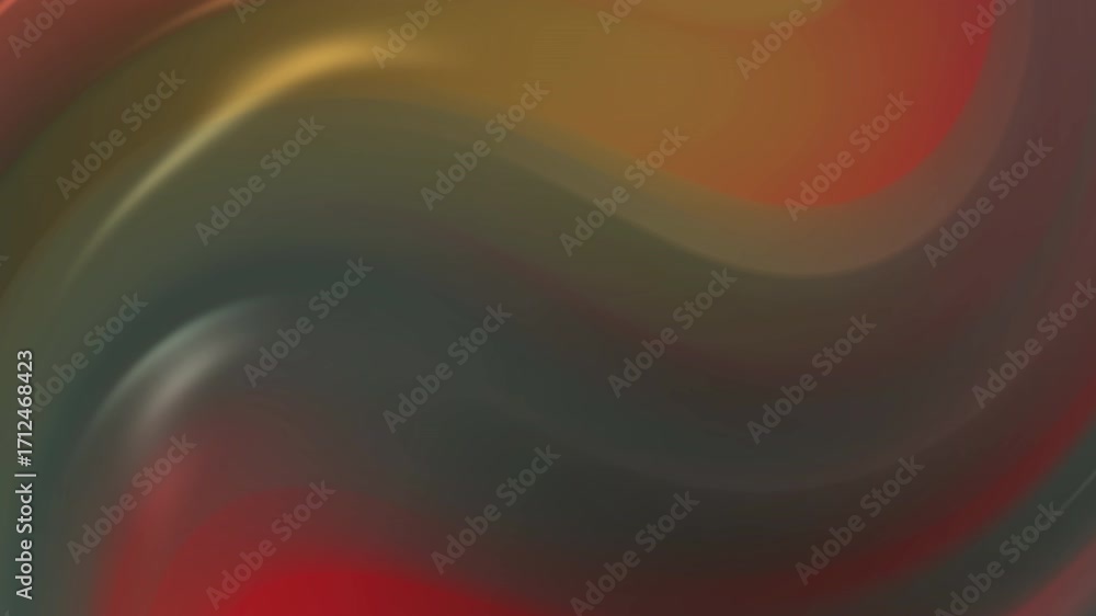 Poster crimson red and muted green gradient background. this smooth, looping animation features a seamless 