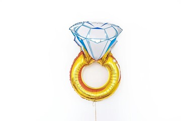 gold ring with diamonds