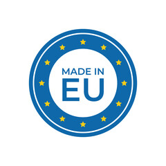 Official European Union Blue Circular Product Badge
