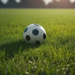soccer ball on grass