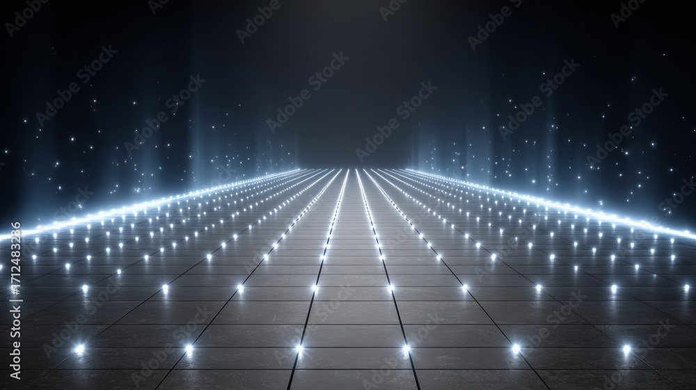 Poster digital network connections abstract background futuristic glow environment ai gigapixel grid perspe