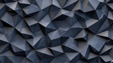 Abstract Dark Blue and Gray Geometric Texture Background