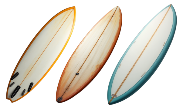 Surfboard Collection – Minimalist Design with Gradient Edges for Surf Culture, Sports Branding, and Lifestyle Graphics