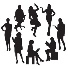 Business Professionals Silhou...