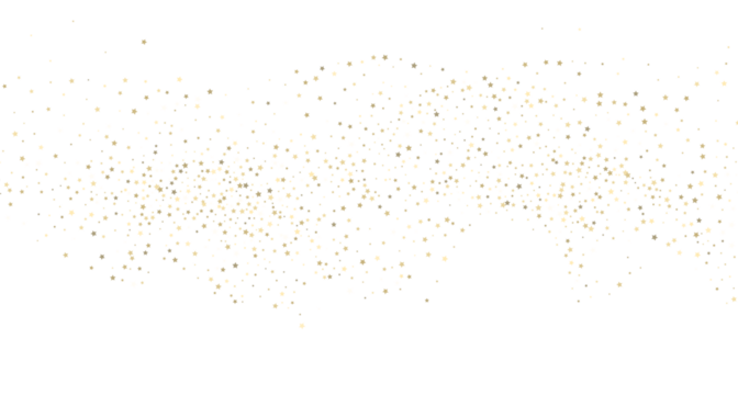 Silver gold stars confetti