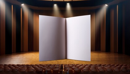 theater program mockup