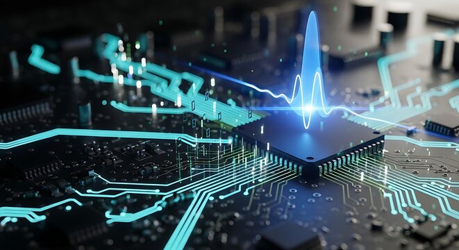 Circuit Board with Heartbeat Pulse Technology.