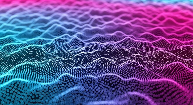 Abstract Digital Waves.