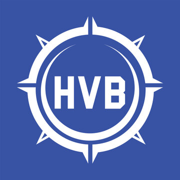 HVB letter design. HVB letter technology logo design. HVB Monogram logo design for an entrepreneur and business