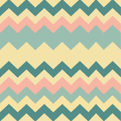 Seamless Abstract Zigzag Lines Pattern Vector