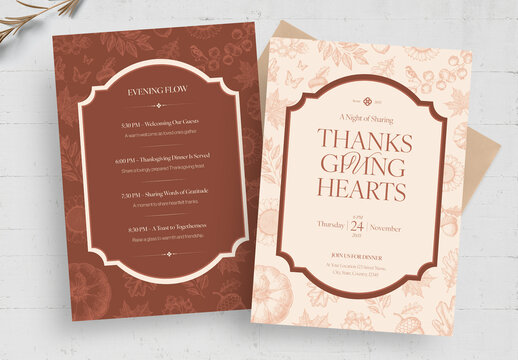 Thanksgiving Invite Template