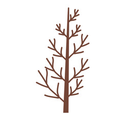 Christmas tree and winter tree vector illustrations, including pine, fir, and leafless seasonal trees. Perfect for holiday cards, decorations, posters, prints, and festive graphic design projects.